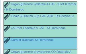 Compétition Orientation Départementale Fédéral A et  Breizh Cup